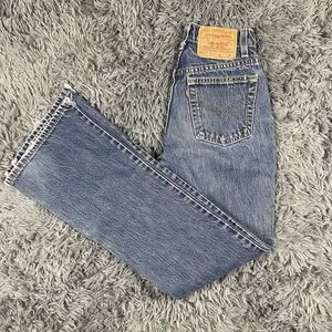 Vintage Levi's 517 Bootcut Jeans Women 22x31 USA Made Western Blue Denim 90s